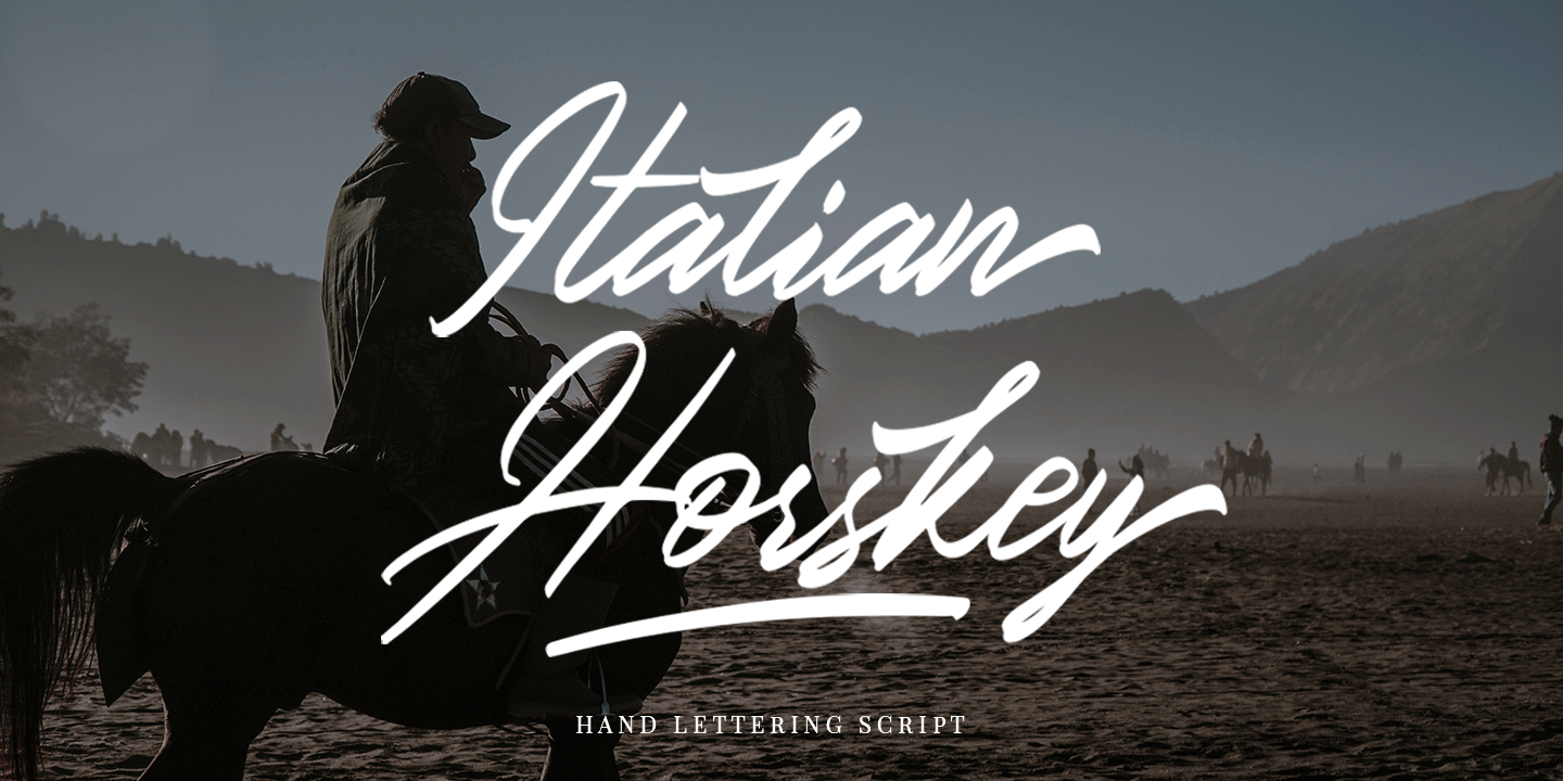 Italian Horskey Font preview